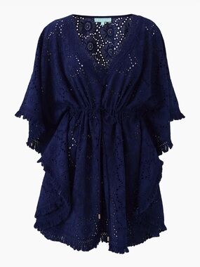 Melissa Obabash Navy Cover-Up Tunic